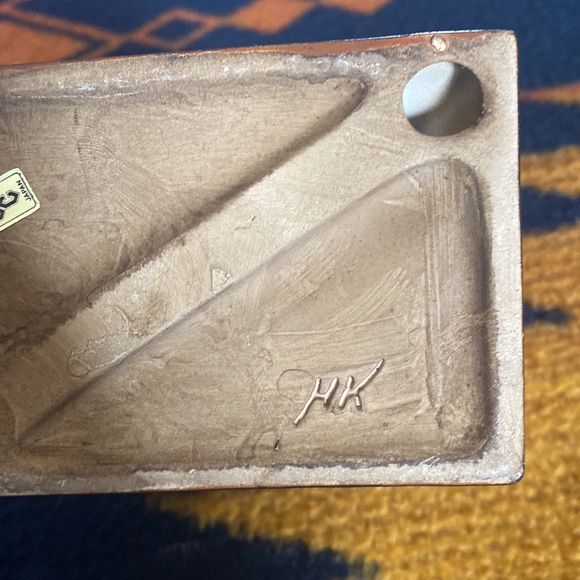 VTG Japanese Owl on Log with Mushrooms. Ceramic. No Chips. 5” x 7.5” - Picture 9 of 10